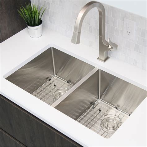 30 stainless steel sink cabinet|30 inch undermount double sink.